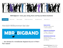 Tablet Screenshot of mbr-bigband.de